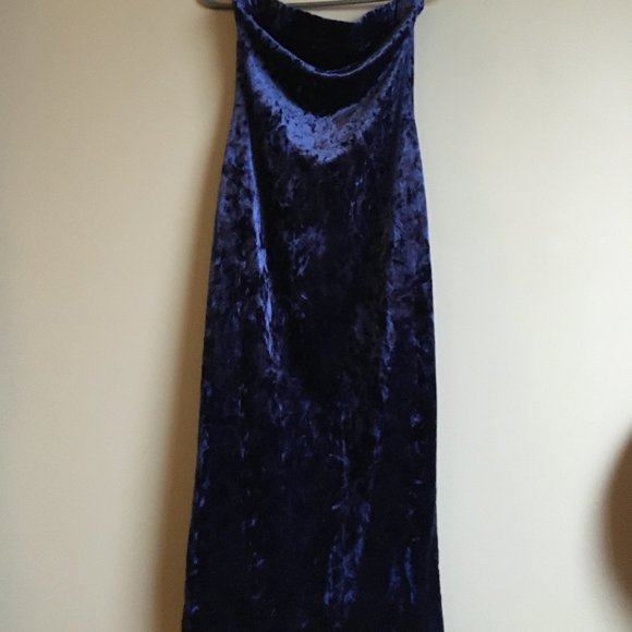Velvet Dress (Fashion Nova) + Blazer (Smartset) - Picture 1 of 4